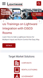 Mobile Screenshot of lightwareusa.com